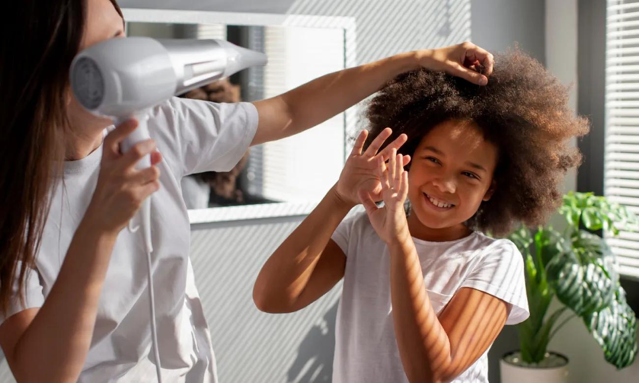 cheveux des enfants